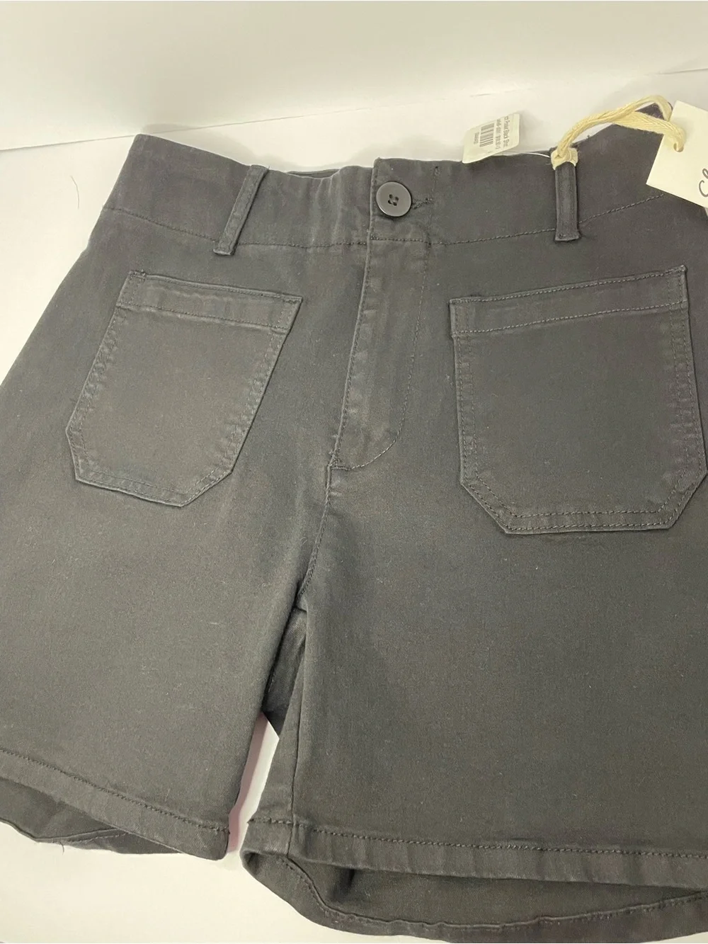 CHARLIE B Black cotton shorts